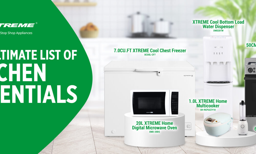 Ultimate list of kitchen essentials from XTREME Appliances COUNTPH